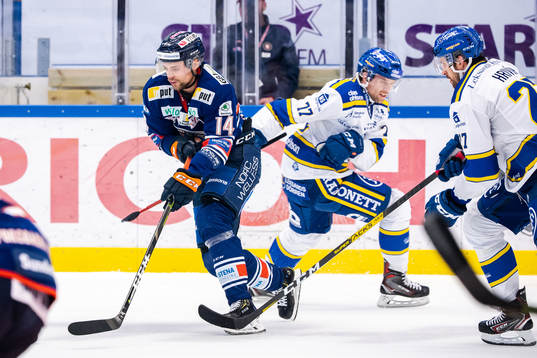 Växjös Emil Pettersson och Leksands Spencer Abbott