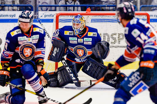 Växjös målvakt Viktor Andrén