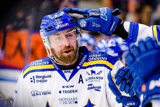 Leksands Mattias Karlsson jublar