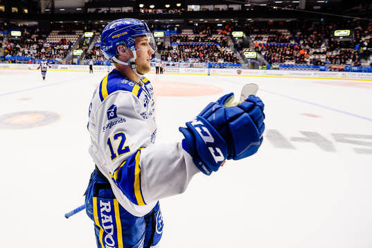 Leksands Fredrik Forsberg jublar