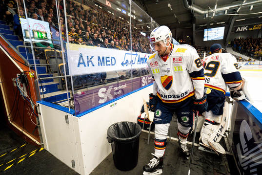 Djurgårdens Anton Hedman fick matchstraff