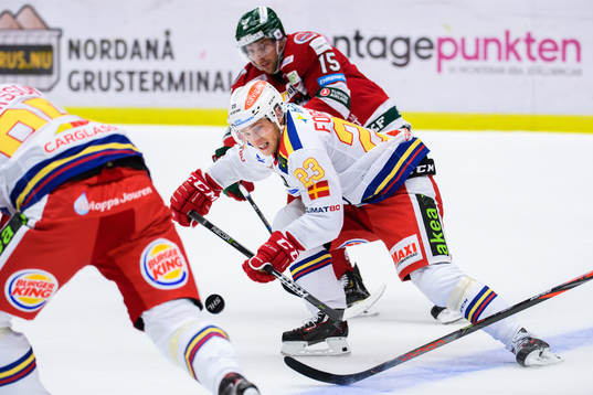 Malmö Redhawks Christoffer Forsberg och Frölundas Anders
