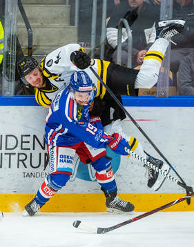 Oskarshamns Tyler Kelleher och Brynäs Jacob Blomqvist