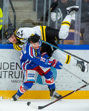 Oskarshamns Tyler Kelleher och Brynäs Jacob Blomqvist