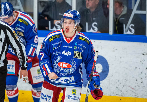 Oskarshamns Isak Pantzare blöder i munnen