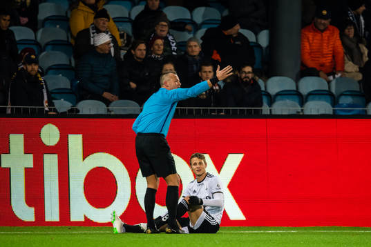 Vegar Eggen Hedenstad of Rosenborg in pain
