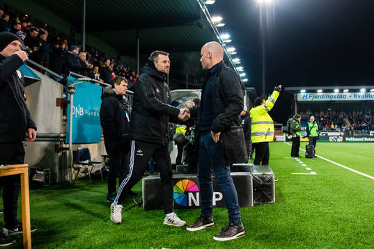 Eirik Horneland, head coach of Rosenborg, and Henrik