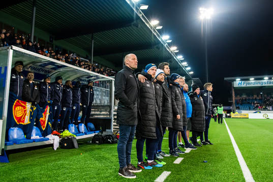 Henrik Pedersen, head coach of Strømsgodset, and Håkon