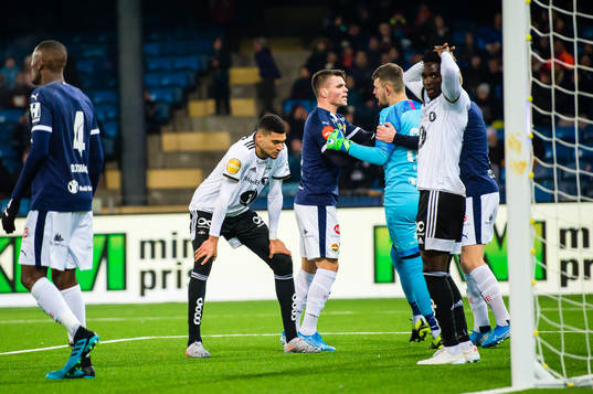 Bjørn Maars Johnsen of Rosenborg looks dejected
