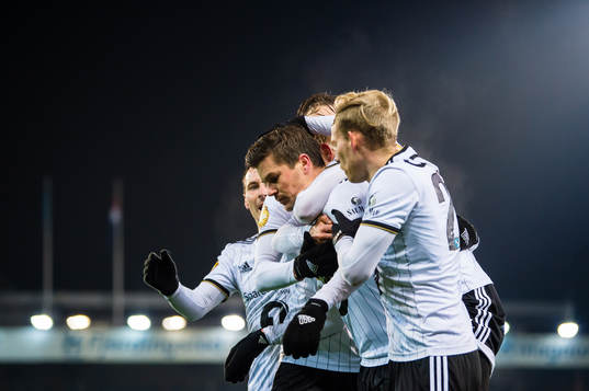 Pål Andre Helland of Rosenborg celebrates