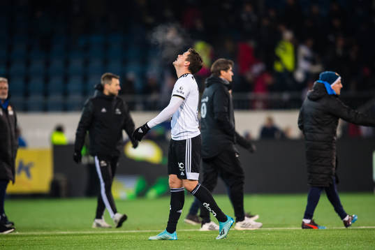 Pål Andre Helland of Rosenborg looks dejected