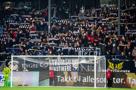 Spectators in the stands