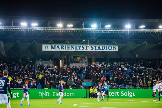 Spectators in the stands