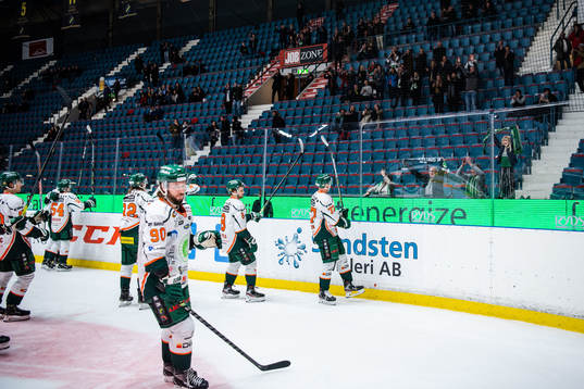 Kristianstads spelare jublar