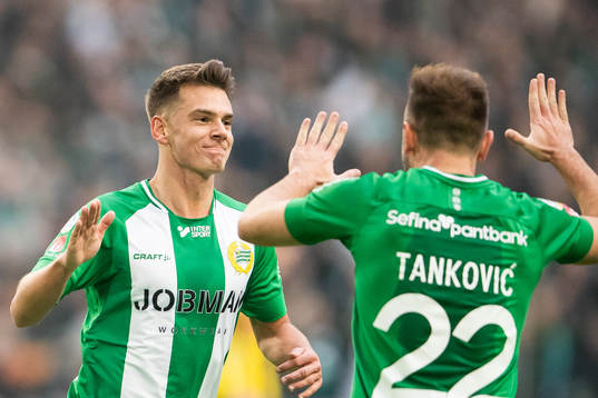 Hammarbys Alexander Kacaniklic jublar