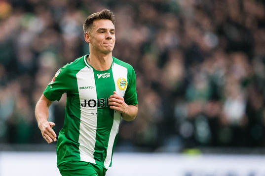 Hammarbys Alexander Kacaniklic jublar