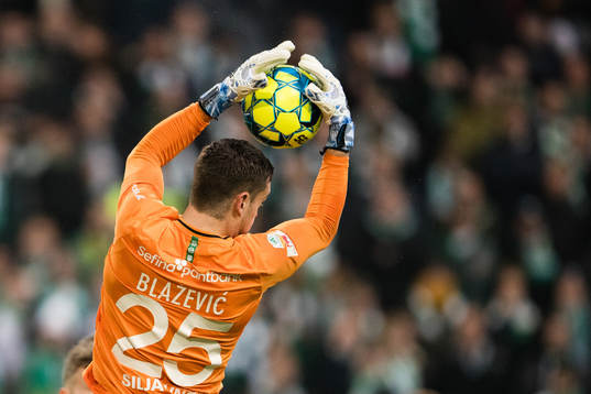 Hammarbys målvakt Davor Blazevic