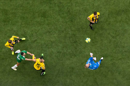 Häckens Rasmus Lindgren, Kari Arkivuo, Joona Toivio och