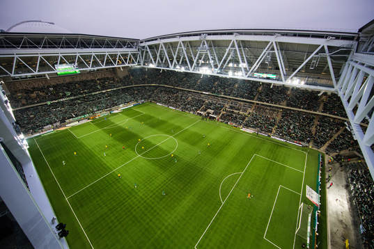 Generell vy av Tele2 Arena