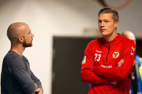 Sirius Sirius tränare Henrik Rydström och Kalmars Viktor