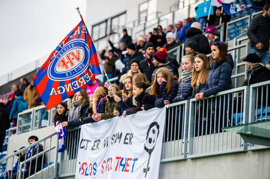 Spectators in the stands