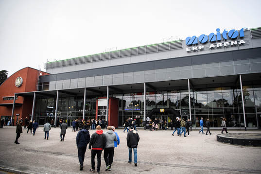 Exteriör vy av Monitor ERP Arena