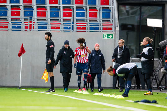 Maria Eduarda Francelino Da Silva of Avaldsnes leaves the