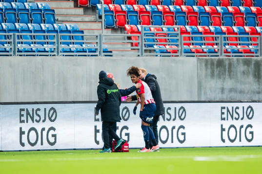 Maria Eduarda Francelino Da Silva of Avaldsnes leaves the