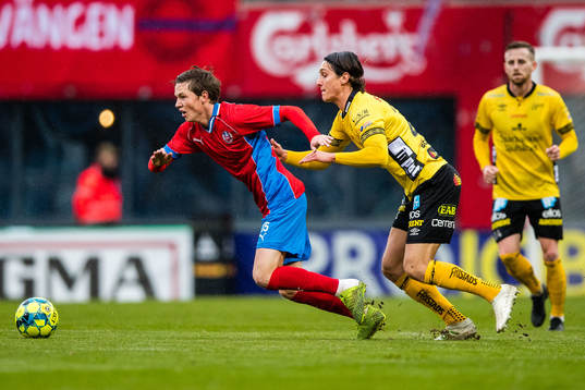 Helsingborgs Max Svensson och Elfsborgs Jonathan Levi