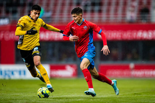Elfsborgs Deniz Hümmet och Helsingborgs Armin Gigovic