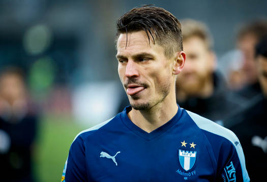 Malmö FFs Markus Rosenberg deppar