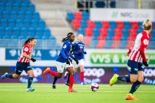 Maria Min Xiu Sørenes of Avaldsnes and Ajara Nchout Njoya