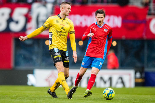 Elfsborgs Stian Rode Gregersen och Helsingborgs Max Svensson