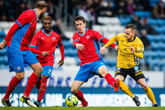 Helsingborgs Adam Eriksson och Elfsborgs Rasmus Alm