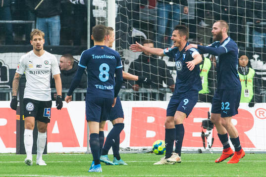 Malmö FFs Markus Rosenberg jublar