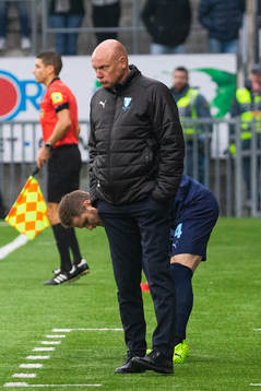Malmö FFs tränare Uwe Rösler deppar