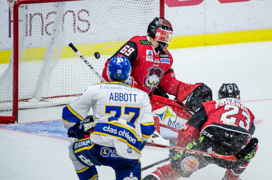 Leksands Spencer Abbott gör mål på Malmö Redhawks