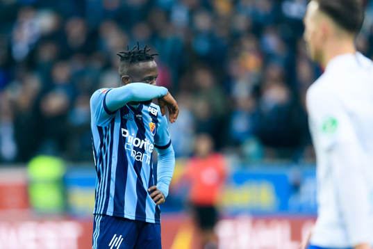 Djurgårdens Mohamed Buya Turay deppar