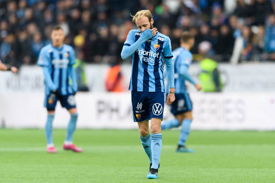 Djurgårdens Curtis Edwards deppar