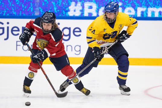 Stockholms Thea Johansson  och Dalarnas Ida Karlsson