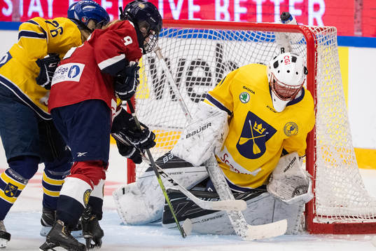 Dalarnas målvakt Emmy Nordström Åmark