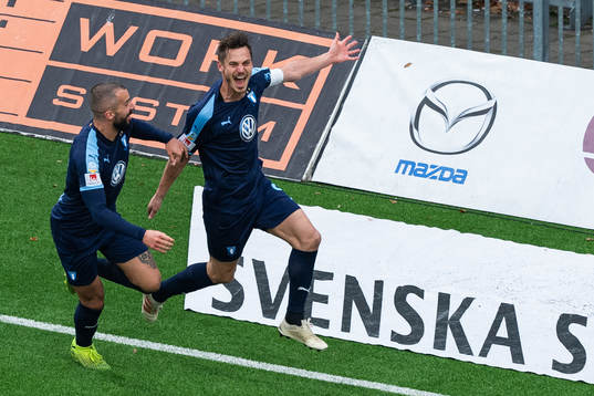 Malmö FFs Markus Rosenberg jublar