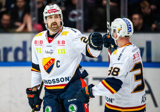 Djurgårdens Patrik Berglund jublar