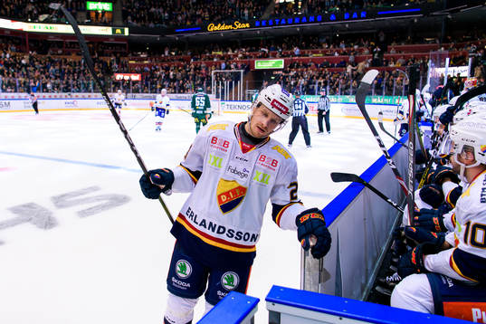 Djurgårdens Sebastian Strandberg deppar