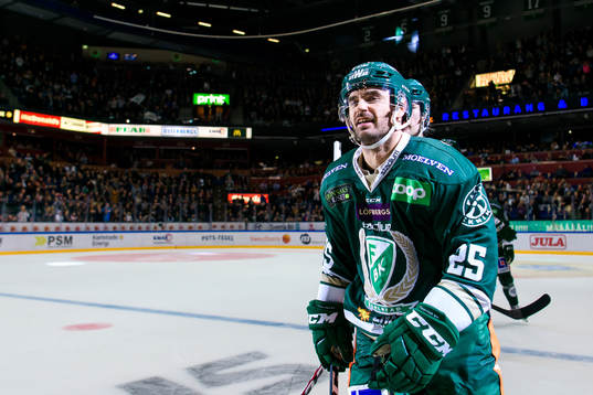 Färjestads Martin Johansson jublar