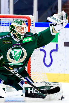 Färjestads målvakt Markus Svensson
