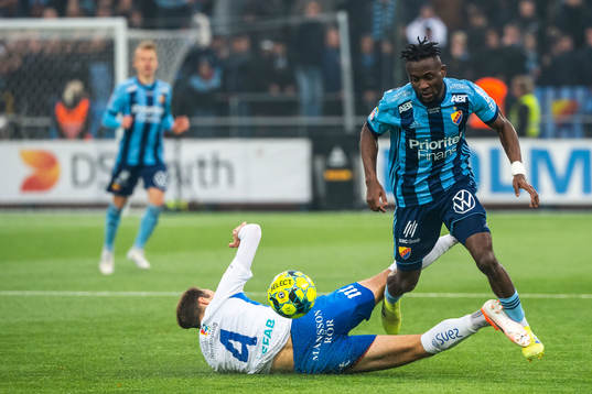 IFK Norrköpings Lars Krogh Gerson och Djurgårdens Mohamed