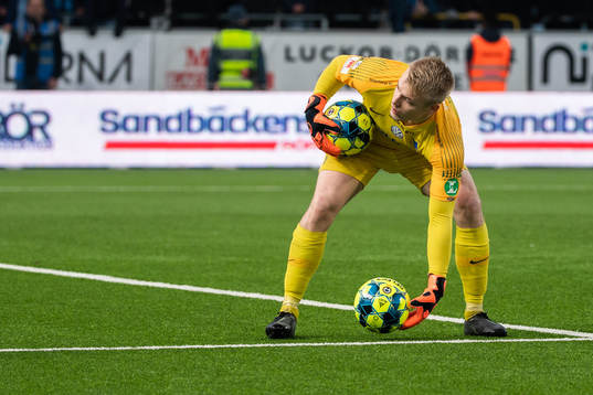 IFK Norrköpings målvakt Isak Pettersson