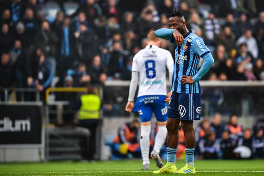 Djurgårdens Mohamed Buya Turay deppar