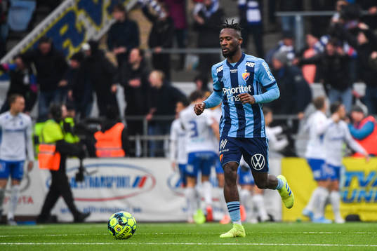 Djurgårdens Mohamed Buya Turay deppar